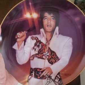 Elvis Presley's "The Superstar" collector's plate